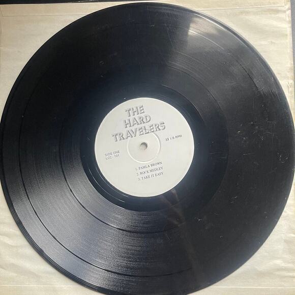 Vintage "The Hard Travelers" LP Vinyl Records - Picture 5 of 5